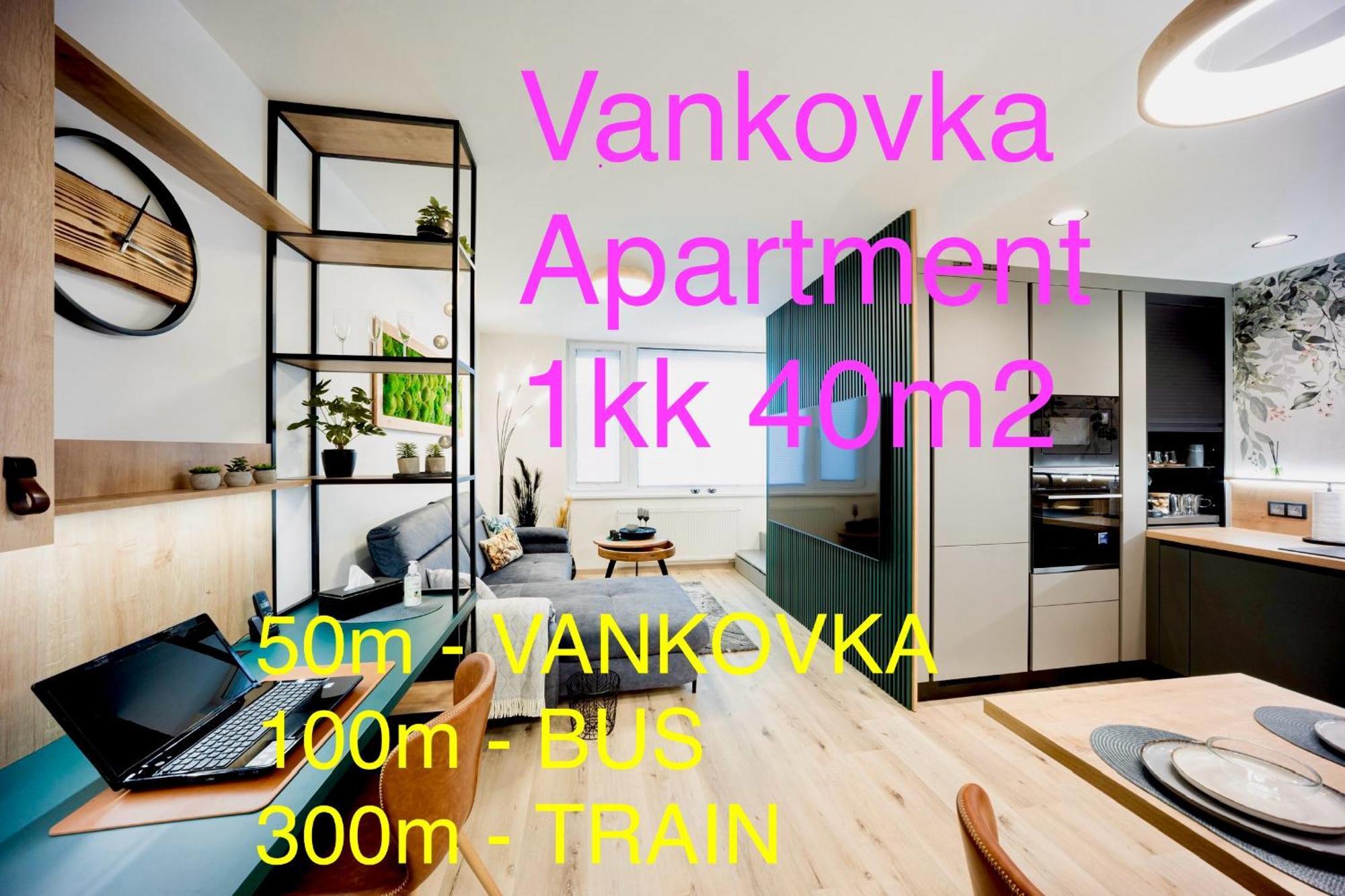 Dh Vankovka 1kk - Bus, Vankovka 50m Apartment Brno